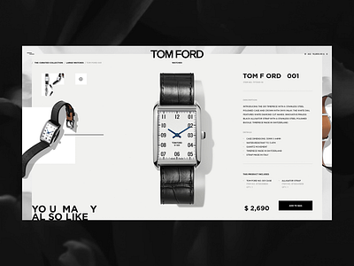 TOM FORD — 001 best design design dribbble fashion art portfolio projects promo style ui web дизайн