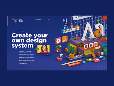 Your System Rules 3d 3d art c4d cinema4d concept design illustration isometric lowpoly projects