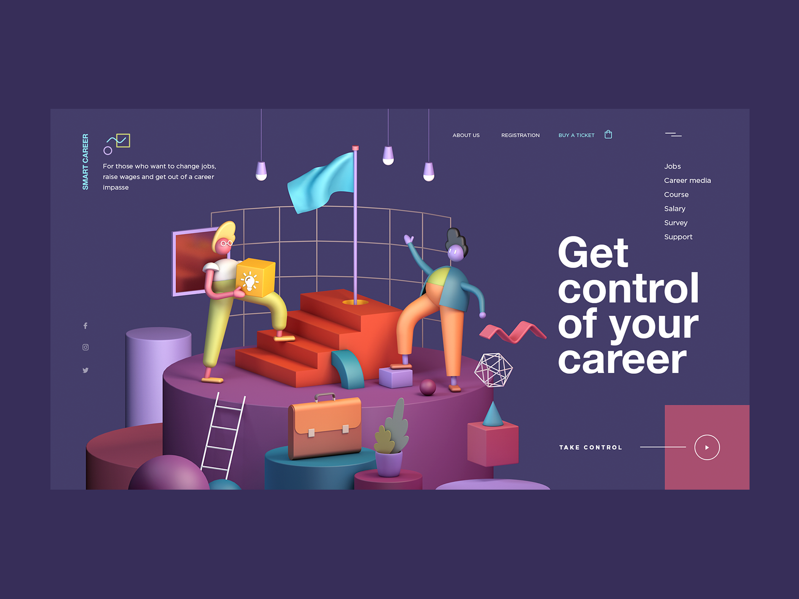 Career Track by George Rostomov on Dribbble