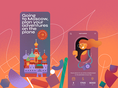 Going to Moscow branding design dribbble illustration logo projects typography ui ux web