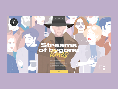 Streams Of Bygone Times branding design dribbble illustration projects typography ui ux web
