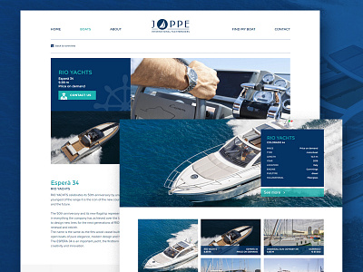Joppe Yachtbrokkers boat brokker webdesign website yacht
