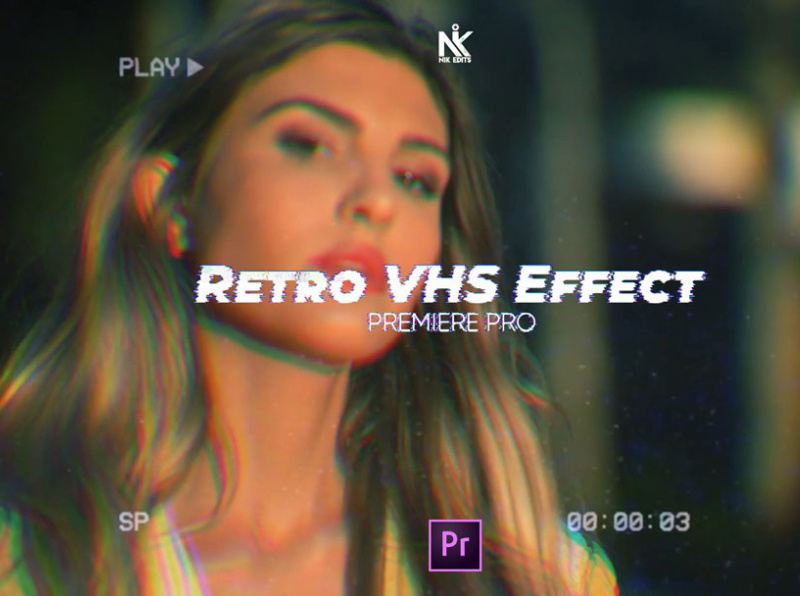 Download Free VHS Overlay Premiere Pro Template Pik Templates by Pik