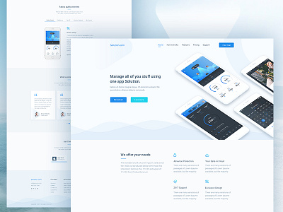 App Showcase Landing Page