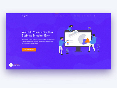 Shape Rex - Software Company Header Design