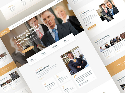 Website Design for Law Office advocate landing landing page law law firm lawyer lawyers minimalistic ui web webdesign website