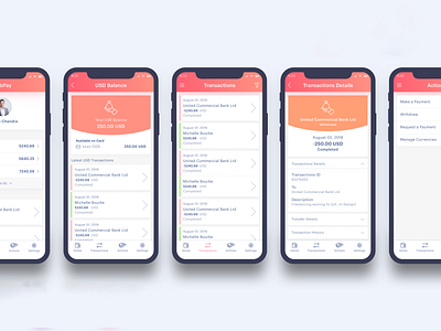 SubPay - Global Payments Platform App Screen by Subash Chandra on Dribbble