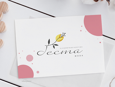 Tarjeta de presentación para Marca femenina graphic design tarjeta de presentación