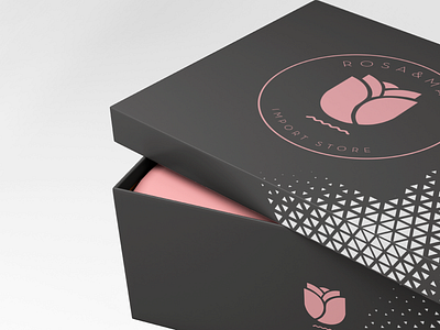 Packaging para Tienda femenina graphic design packaging