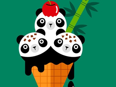 Panda Ice cream