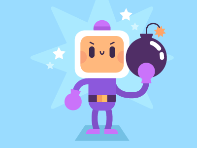 Bomberman bomberman game vector