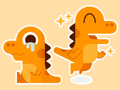 Dino! Sticker pack concept