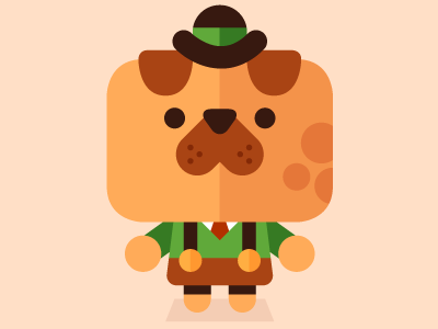 Horace character horace pup vector