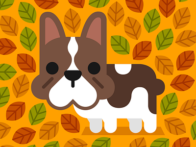 Wilfred character cute dog twitter vector