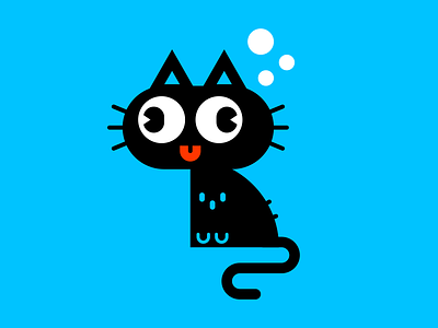 Cat 2 cat character cute vector