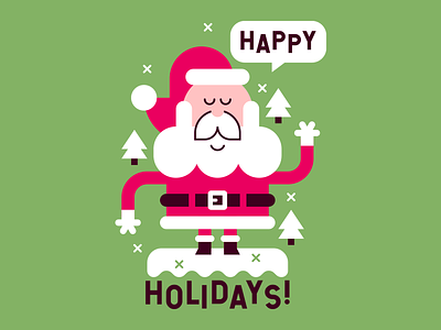 Happy Holidays! christmas cute holidays vector