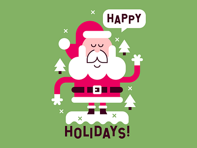 Happy Holidays! christmas cute holidays vector