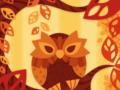 Autumn Owl autumn owl vector