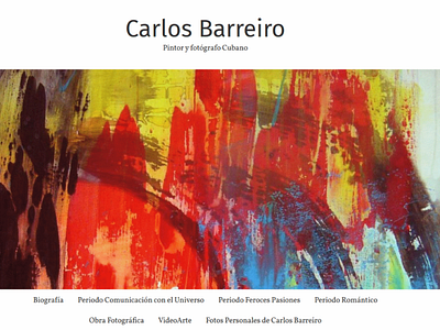 Home website design. Karlosbarreiro.com