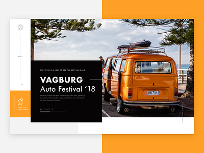 Vagburg clean concept design promo website