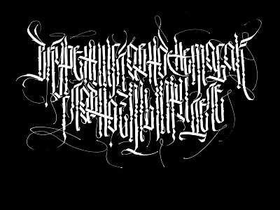 Pro Tabaco calligraffiti calligraphy cyrillic design gothic handwritten illustration lettering letters typography