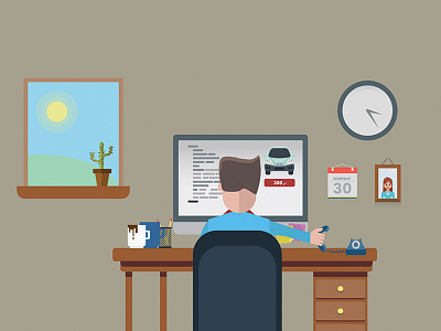 Change to Toyota animation board digital flat illustrator storyboard video