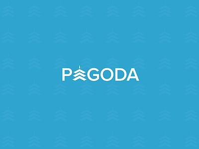 Pagoda branding design logo