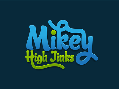 Mikey High Jinks logo typography