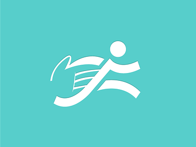 Sport Massage design icon logo