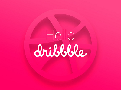 Hello dribbble! dribbble first shot thank you