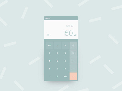 Calculator colors daily pastel soft ui