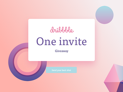 One dribbble invite