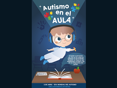Yadira Morales autismo cartel graphic design illustration