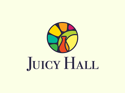 Juicy Hall dishes logo logotype tableware
