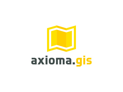 Axioma geography geoinformation logo map