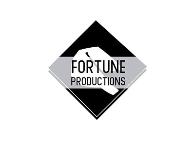 Fortune Productions branding design graphic design illustration logo typography vector