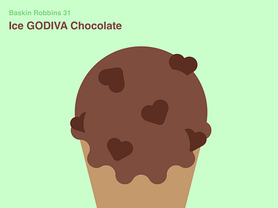 Ice GODIVA Chocolate