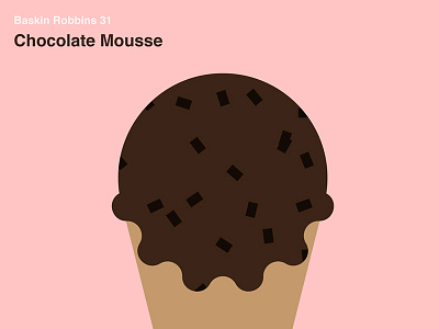Chocolate Mousse baskinrobbins baskinrobbins31 graphic illustration yongkeehong