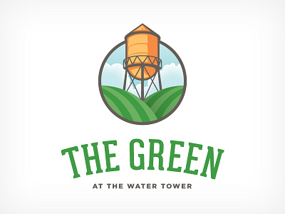 The Green at the Water Tower family housing illustration milwaukee redevelopment retail water tower wisconsin