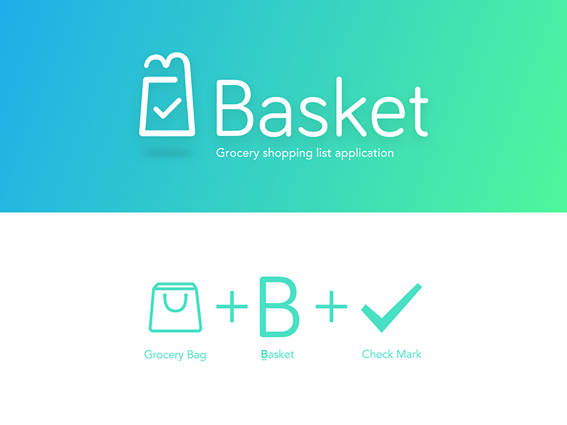 Basket Logo - Grocery Shopping list app by Maxime ...
