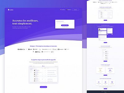 Insidor.fr - Landing page recruiter