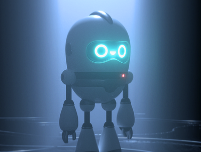 Robot 3d c4d character design illustration render robot
