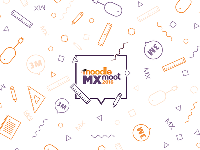 Moodle Moot México 2016 brand learning logo moodle vector