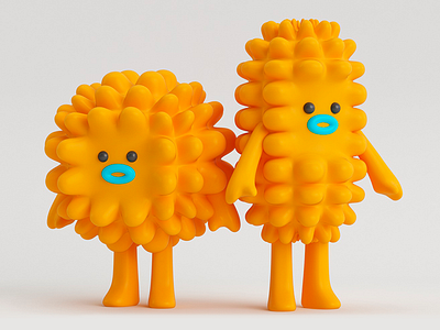 Characters Elote 3d character illustration