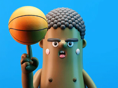 BASKETBALL 3d ball basketball character illustrator man person player