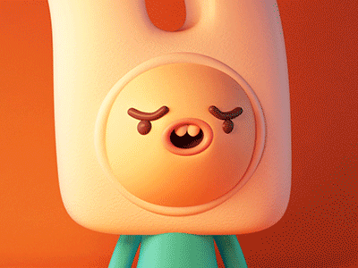 FINN 3d c4d character finn illustrator