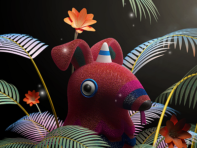 ANIMAL 3d c4d character design illustration