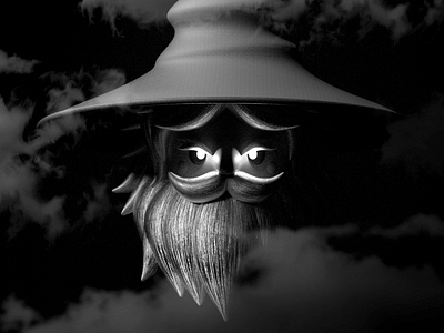 WIZARD 3d c4d character design illustration person render wizard