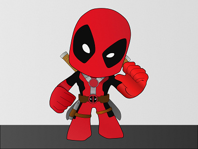 Chibi Deadpool By Chris W On Dribbble