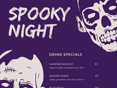 Halloween menus adobe graphic design halloween jpeg menu pdf png